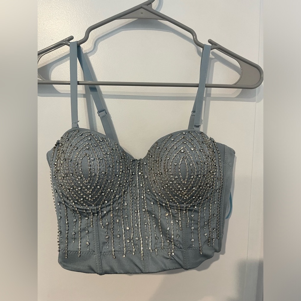 Beaded corset